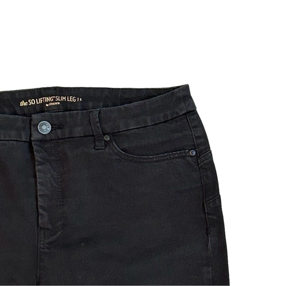CHICO’S SO LIFTING SLIM LEG Jeans Pants Stretch Chico's size 1 Regular size 8 - Picture 8 of 11